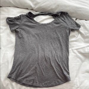 PINK Victoria’s Secret Gray Keyhole Women's Top